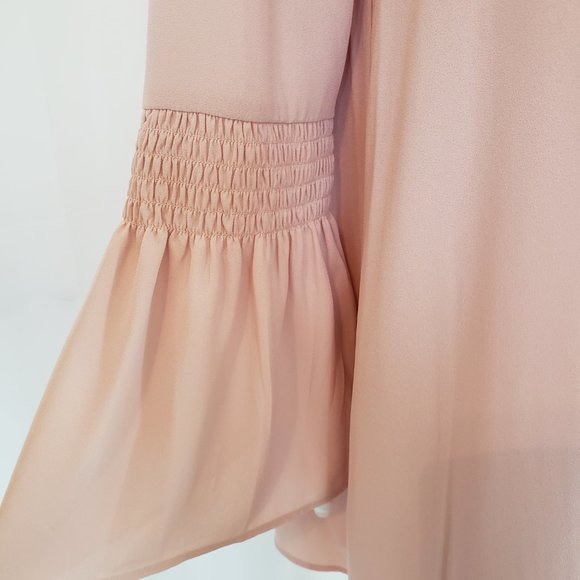 BCBGENERATION SMOCK SLEEVE SHIFT DRESS - M new without tag - Picture 4 of 6